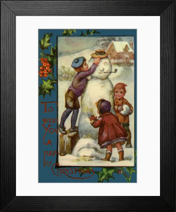 Framed Print : AL Bowley. Val. Xmas C Framed Print : AL Bowley. Val. Xmas C