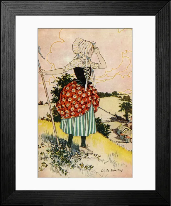 Framed Print : C Folkard. Little Bo-Peep Framed Print : C Folkard. Little Bo-Peep