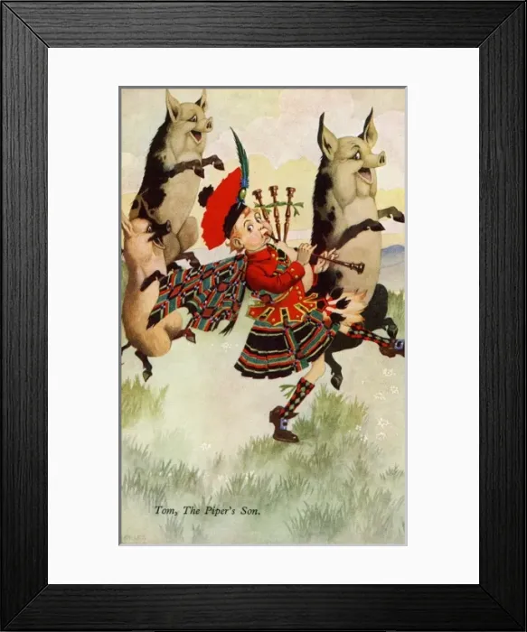 Framed Print : C Folkard. Tom the pipers son Framed Print : C Folkard. Tom the pipers son