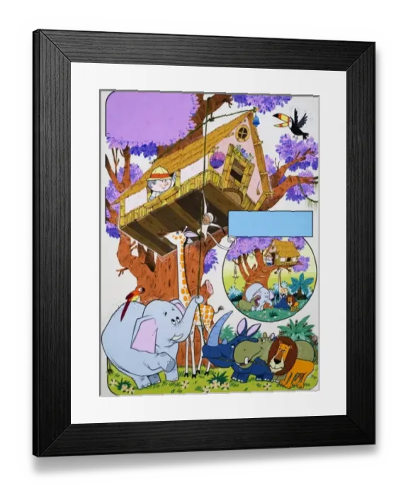 Framed Print : The Enchanted House Framed Print : The Enchanted House