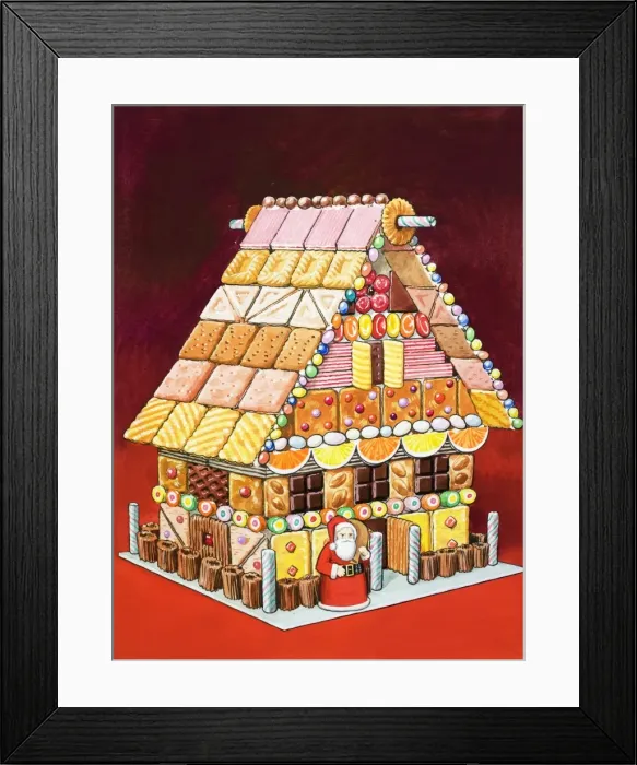 Framed Print : House of biscuits Framed Print : House of biscuits