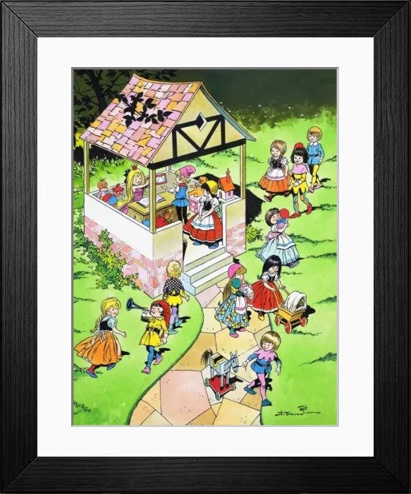 Framed Print : School for little folks Framed Print : School for little folks