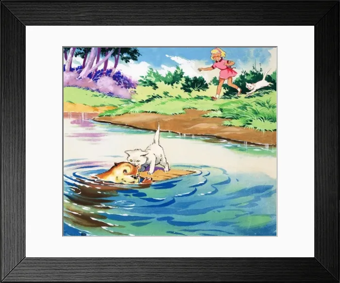 Framed Print : Fliptail the Otter Framed Print : Fliptail the Otter