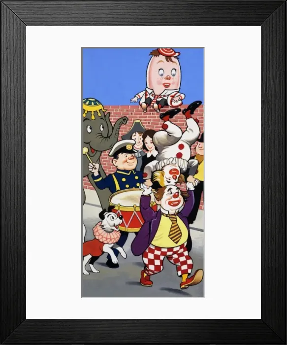 Framed Print : Clowns on parade Framed Print : Clowns on parade