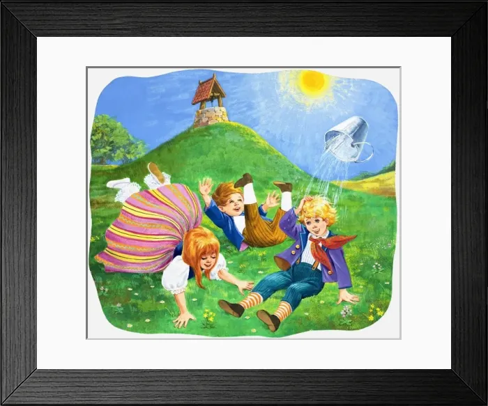 Framed Print : Jack and Jill went up the hill Framed Print : Jack and Jill went up the hill