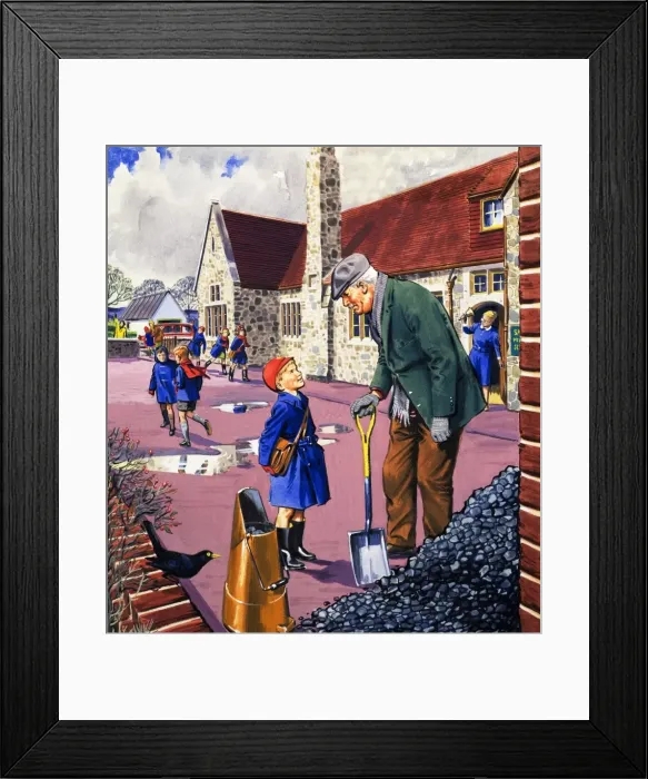 Framed Print : The Janitor Framed Print : The Janitor