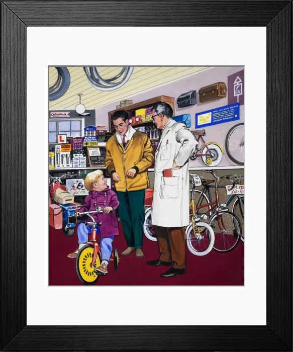 Framed Print : Bicycle shop Framed Print : Bicycle shop