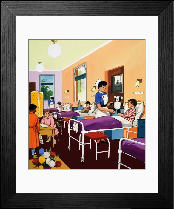 Framed Print : Nurses. People You See. From Teddy Bear (26 November 1966) Framed Print : Nurses. People You See. From Teddy Bear (26 November 1966)