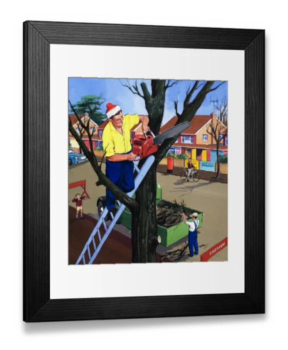 Framed Print : Tree surgeon Framed Print : Tree surgeon