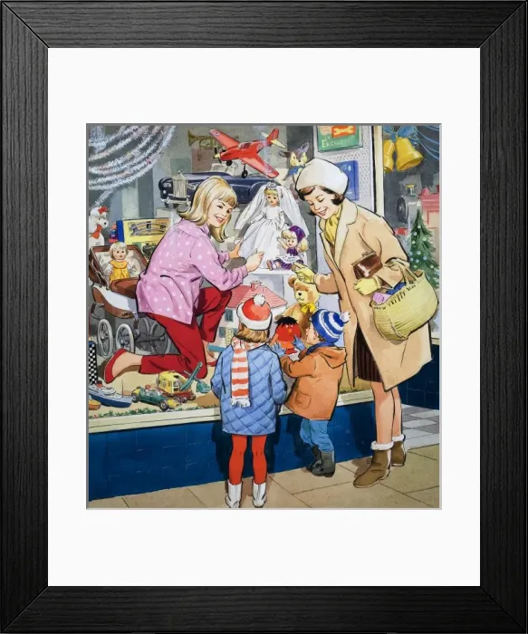 Framed Print : The windowdresser Framed Print : The windowdresser