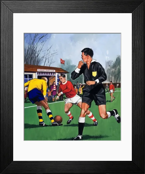 Framed Print : The Referee Framed Print : The Referee
