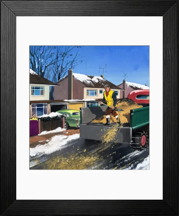 Framed Print : Road Gritter Framed Print : Road Gritter