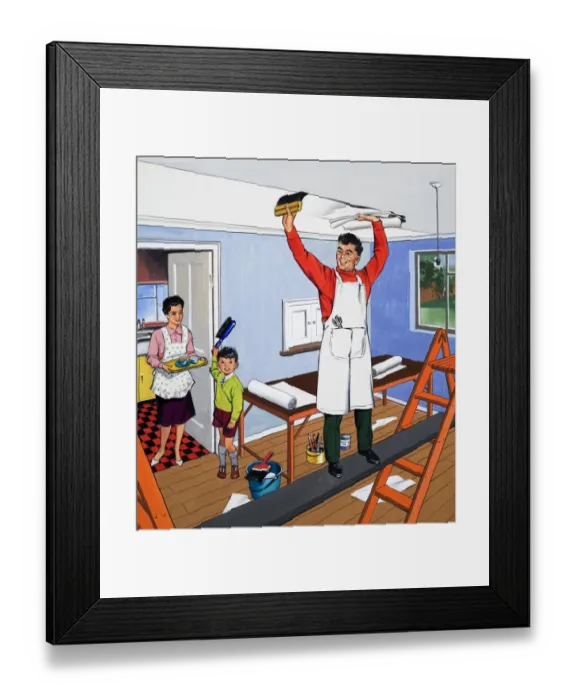 Framed Print : The Decorator Framed Print : The Decorator