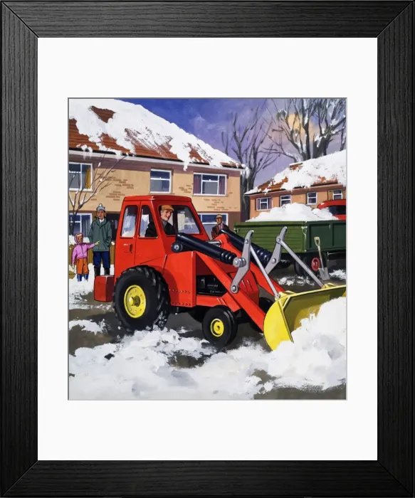 Framed Print : Snowplough Framed Print : Snowplough