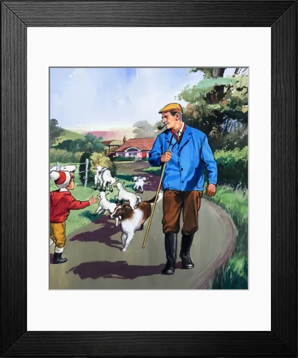 Framed Print : The Shepherd Framed Print : The Shepherd