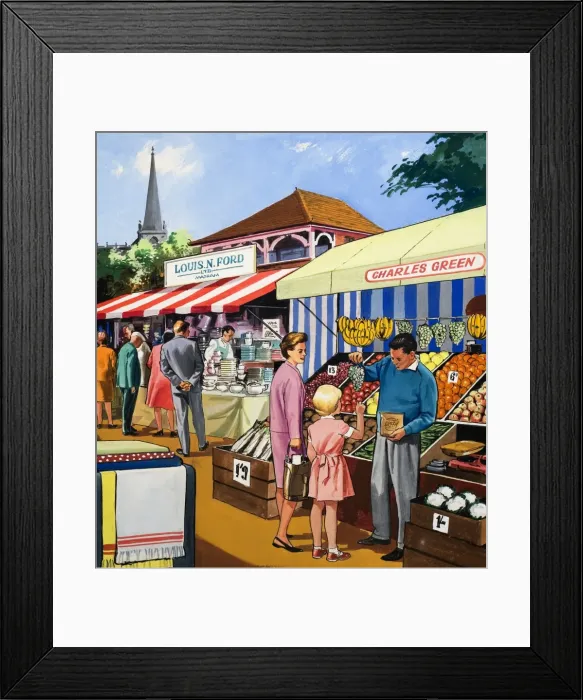 Framed Print : Fruitseller Framed Print : Fruitseller