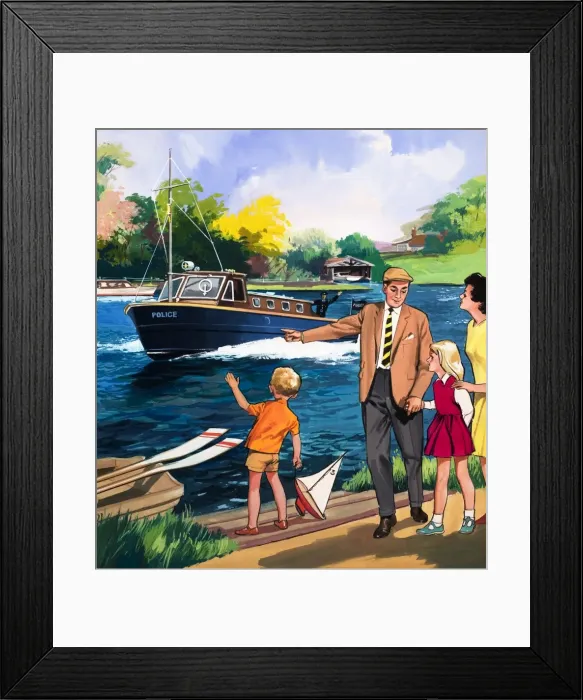Framed Print : The River Police Framed Print : The River Police