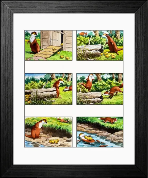 Framed Print : Fliptail the Otter Framed Print : Fliptail the Otter