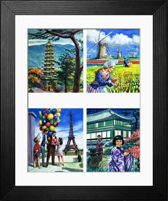 Framed Print : All Sorts of Buildings Framed Print : All Sorts of Buildings