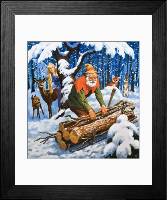 Framed Print : The Snow Fairy Framed Print : The Snow Fairy