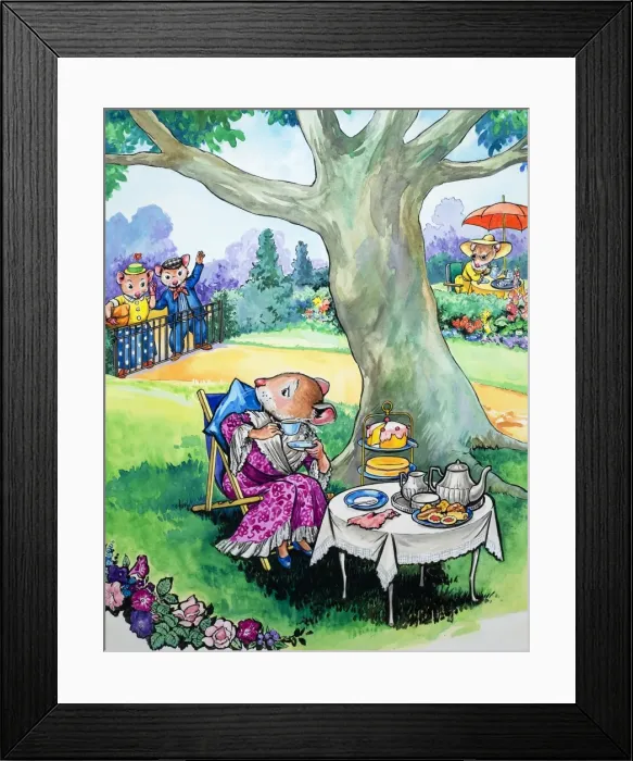 Framed Print : Town Mouse and Country Mouse Framed Print : Town Mouse and Country Mouse