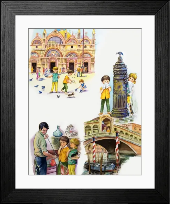 Framed Print : Venice. From Once Upon a Time 169 Framed Print : Venice. From Once Upon a Time 169
