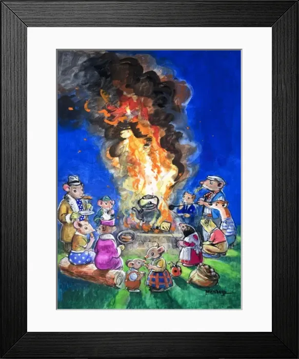 Framed Print : Town Mouse and Country Mouse Framed Print : Town Mouse and Country Mouse
