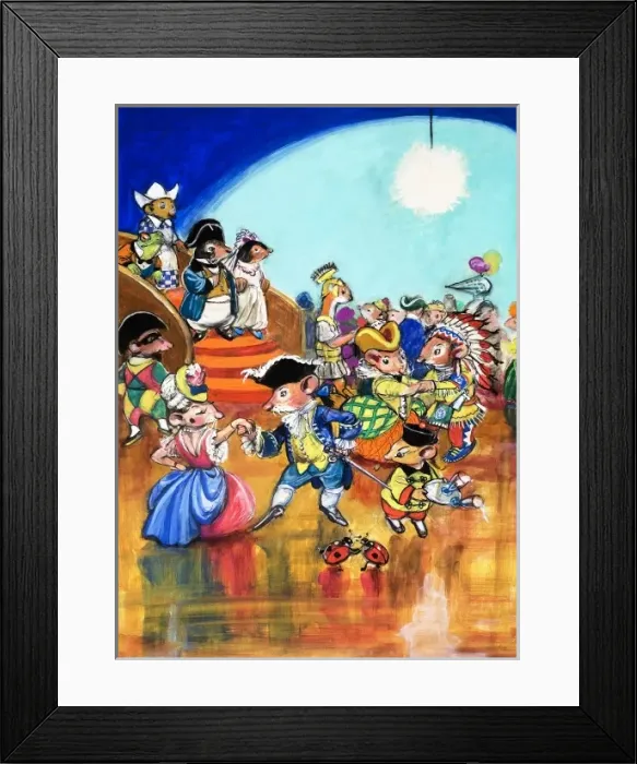 Framed Print : Town Mouse and Country Mouse Framed Print : Town Mouse and Country Mouse