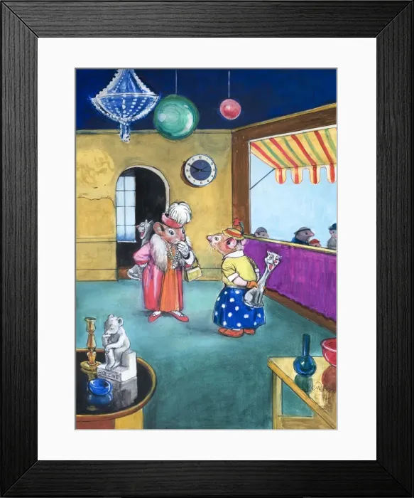 Framed Print : Town Mouse and Country Mouse Framed Print : Town Mouse and Country Mouse