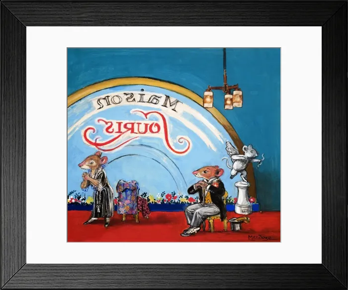 Framed Print : Town Mouse and Country Mouse Framed Print : Town Mouse and Country Mouse