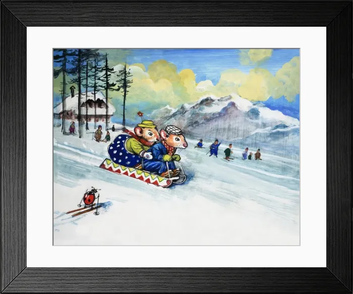 Framed Print : Town Mouse and Country Mouse Framed Print : Town Mouse and Country Mouse