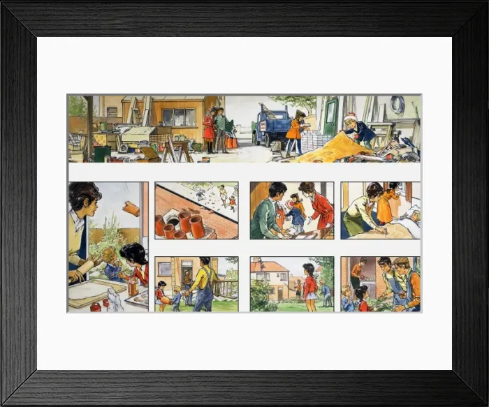 Framed Print : Mother Shows You How Framed Print : Mother Shows You How