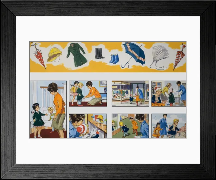 Framed Print : Mother Shows You How Framed Print : Mother Shows You How