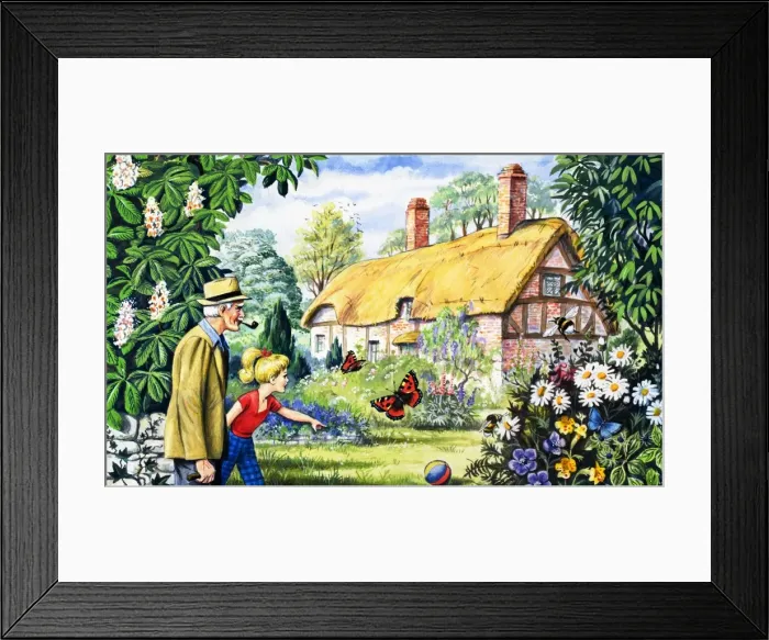 Framed Print : Grandpas cottage Framed Print : Grandpas cottage