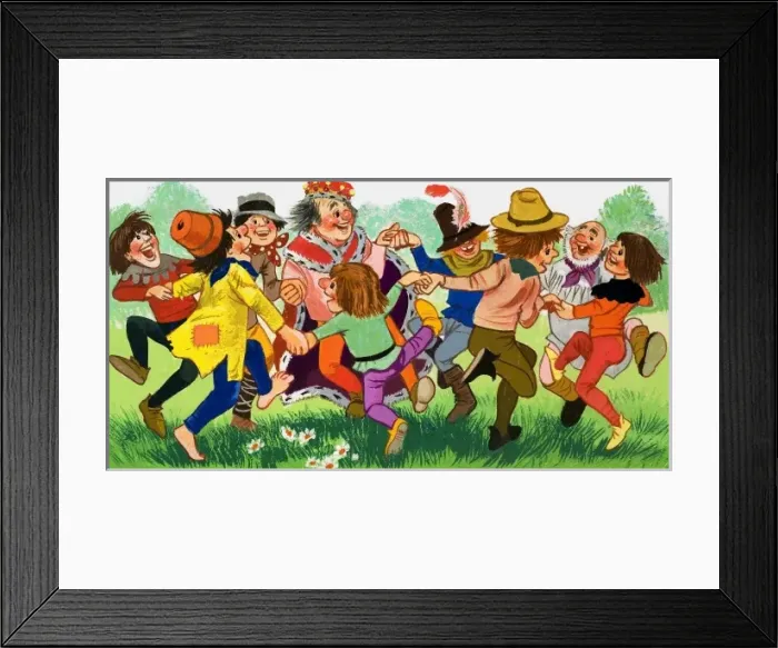 Framed Print : Village dance Framed Print : Village dance