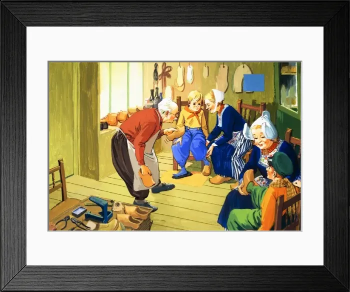 Framed Print : The Two Pairs of Shoes Framed Print : The Two Pairs of Shoes