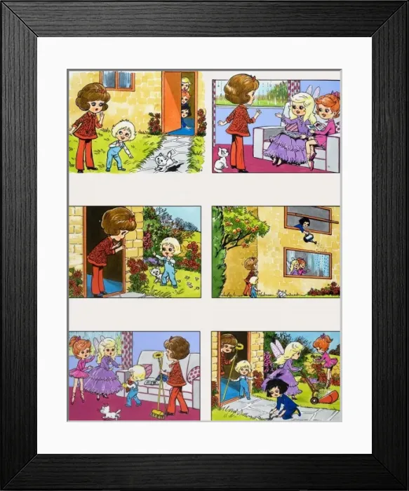 Framed Print : The Dolly Girls Framed Print : The Dolly Girls