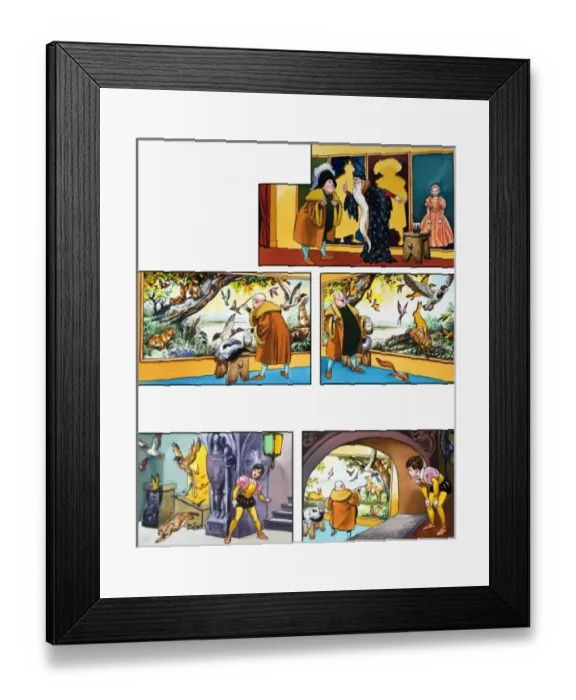 Framed Print : Princess Marigold: The Magic Paint Framed Print : Princess Marigold: The Magic Paint