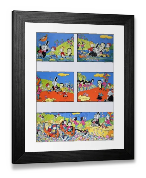 Framed Print : The Wonderful Island of Yum Framed Print : The Wonderful Island of Yum