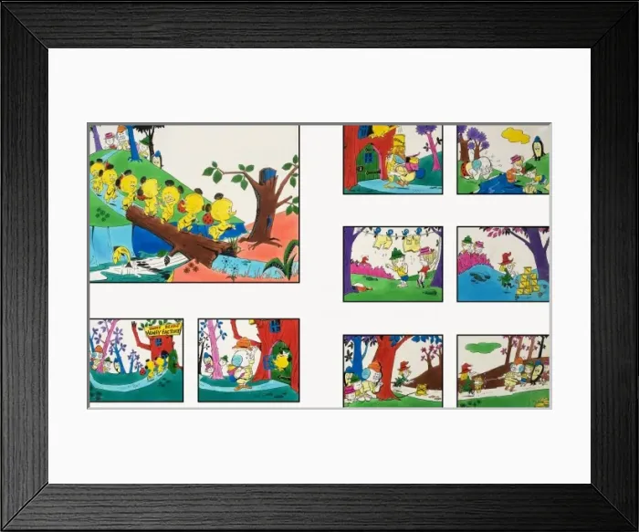 Framed Print : The Wonderful Island of Yum Framed Print : The Wonderful Island of Yum