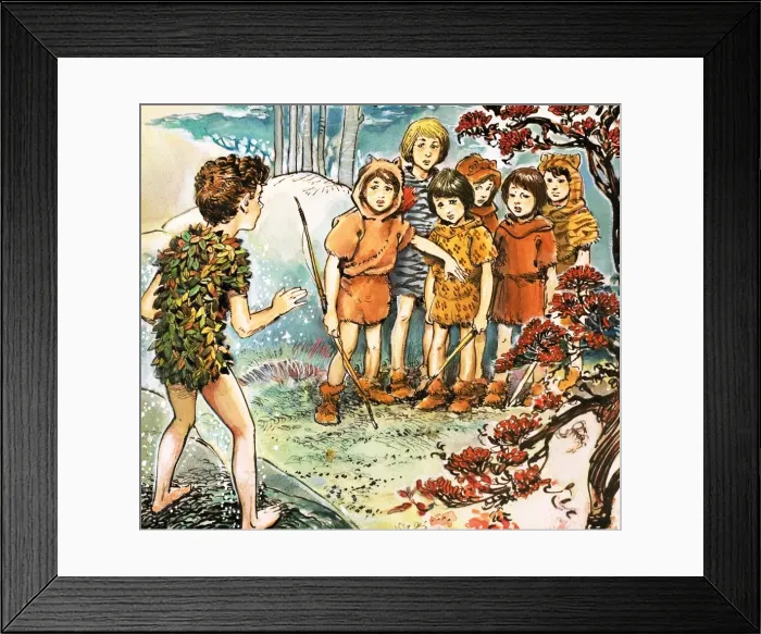 Framed Print : Peter Pan and Wendy Framed Print : Peter Pan and Wendy