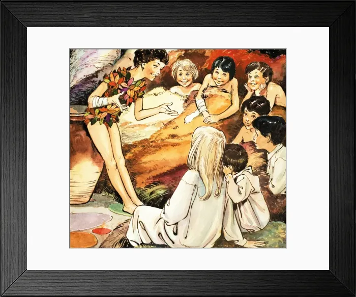 Framed Print : Peter Pan and Wendy Framed Print : Peter Pan and Wendy