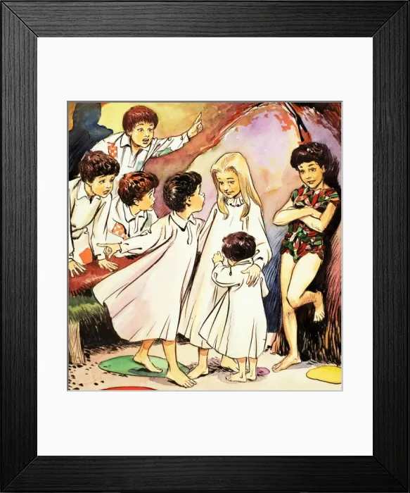Framed Print : Peter Pan and Wendy Framed Print : Peter Pan and Wendy