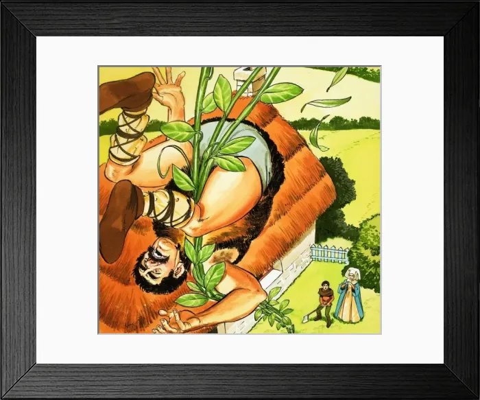 Framed Print : Jack and the Beanstalk Framed Print : Jack and the Beanstalk