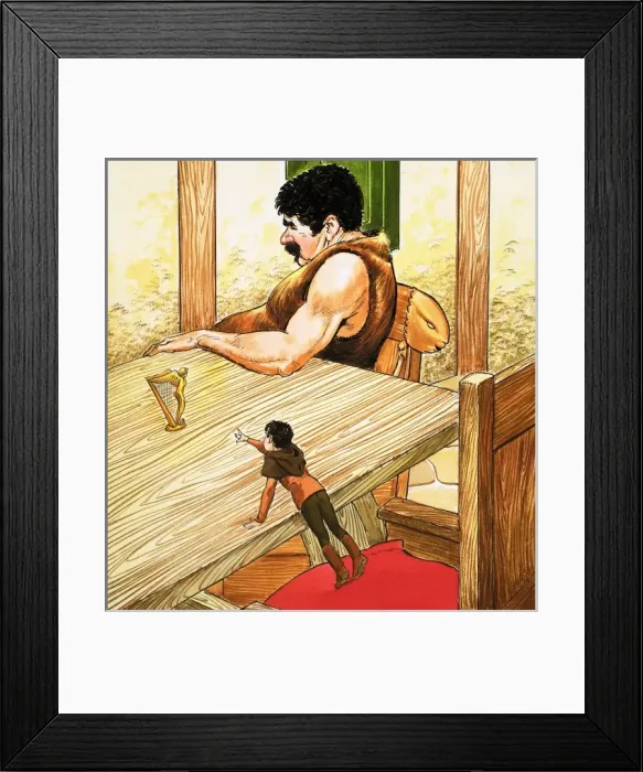 Framed Print : Jack and the Beanstalk Framed Print : Jack and the Beanstalk