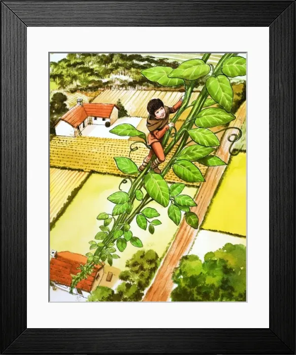 Framed Print : Jack and the Beanstalk Framed Print : Jack and the Beanstalk