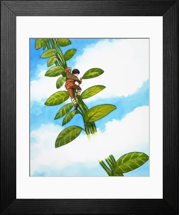 Framed Print : Jack and the Beanstalk Framed Print : Jack and the Beanstalk