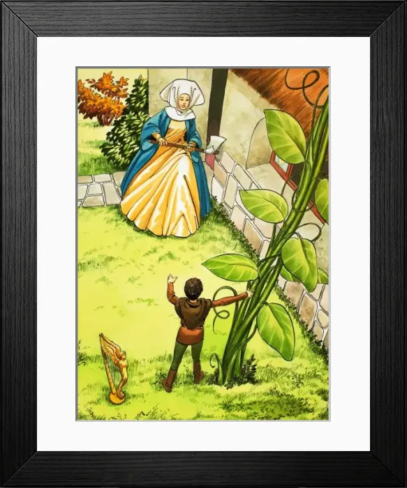 Framed Print : Jack and the Beanstalk Framed Print : Jack and the Beanstalk