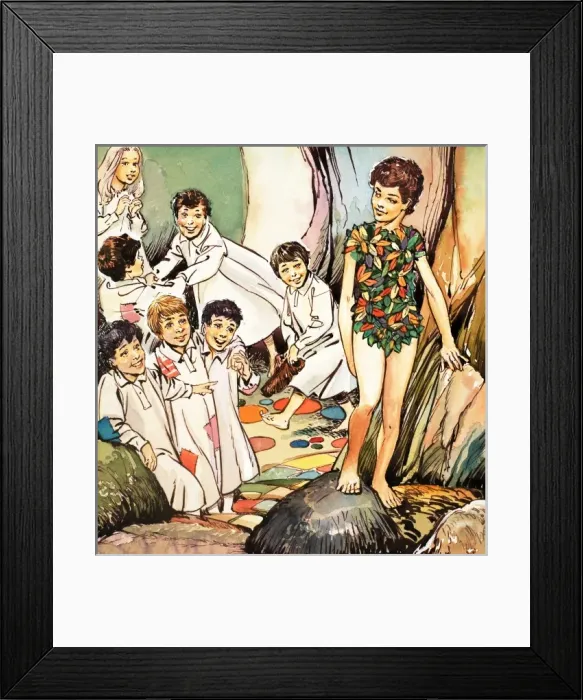 Framed Print : Peter Pan and Wendy Framed Print : Peter Pan and Wendy