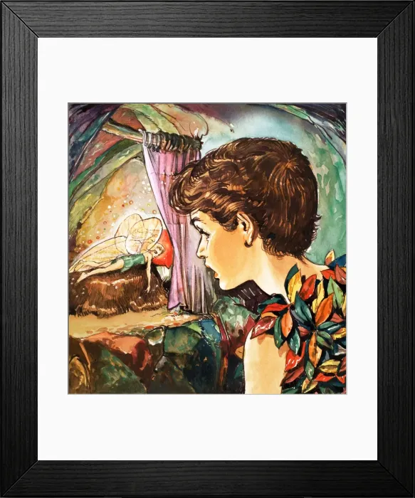 Framed Print : Peter Pan and Wendy Framed Print : Peter Pan and Wendy
